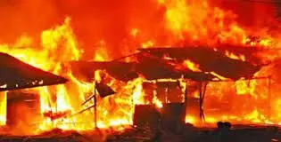 Fire destroys multi million Naira goods at footwear COY Fire destroys multi million Naira goods at footwear COY