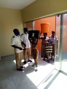 Port Health Officials Back at Seme Border Departure Hall