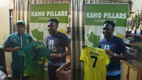 Pillars Unveil Super Eagles Captain Ahmed Musa