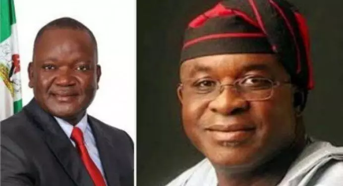 Gov. Ortom salutes David Mark @ 73
