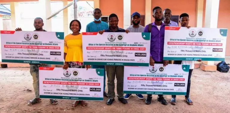 Ugwuanyi’s aide inaugurates monthly entrepreneurship grant for youths