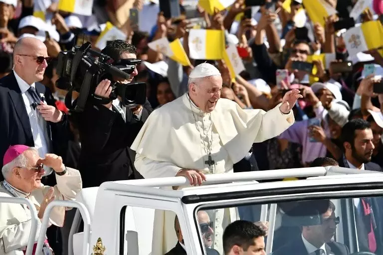 Pope Francis leads historic mass in Abu Dhabi