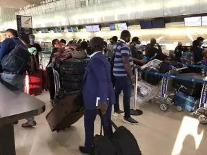 FG repatriates 289 Nigerians in 4th evacuation flight FG repatriates 289 Nigerians in 4th evacuation flight