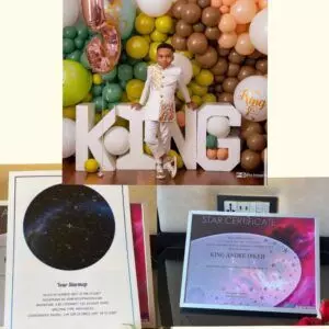 Tonto Dike gifts son `real-life star’ as he clocks 5