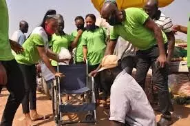 Miss Health Nigeria Donates Wheelchairs to the Cripple