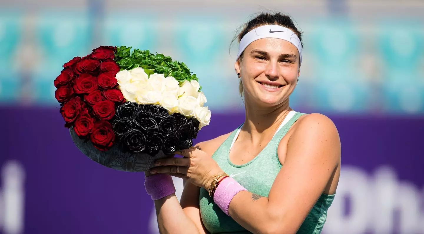 Sabalenka wins season-opening tennis title in Abu Dhabi Sabalenka wins season-opening tennis title in Abu Dhabi