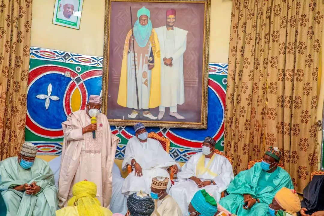 Gov. Ganduje pays condolence visit to late Kwankwaso’s family, pledges support