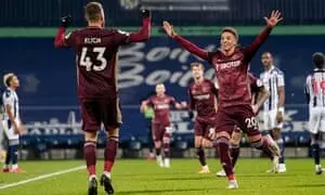 Farcical own goal sets Leeds on a thumping 5-0 win at West Brom Farcical own goal sets Leeds on a thumping 5-0 win at West Brom