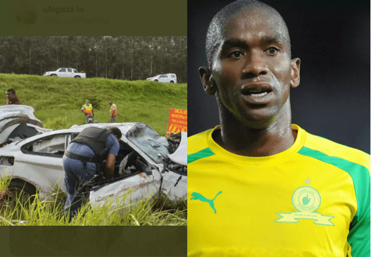 South African football star dies in car crash