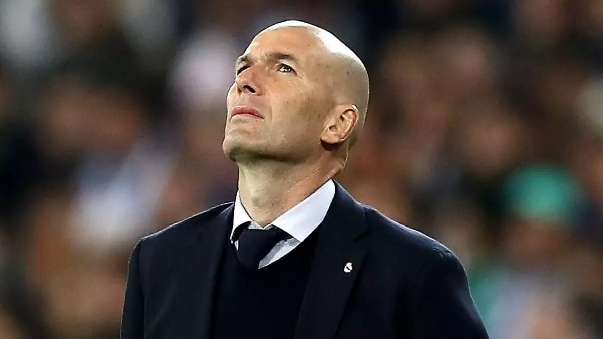 Zidane in sullen mood after Madrid draw Zidane in sullen mood after Madrid draw