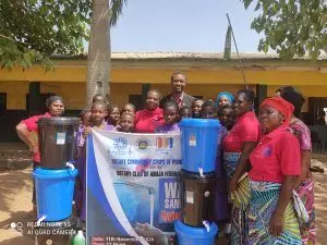 Rotary donates hand washing units to school in FCT community