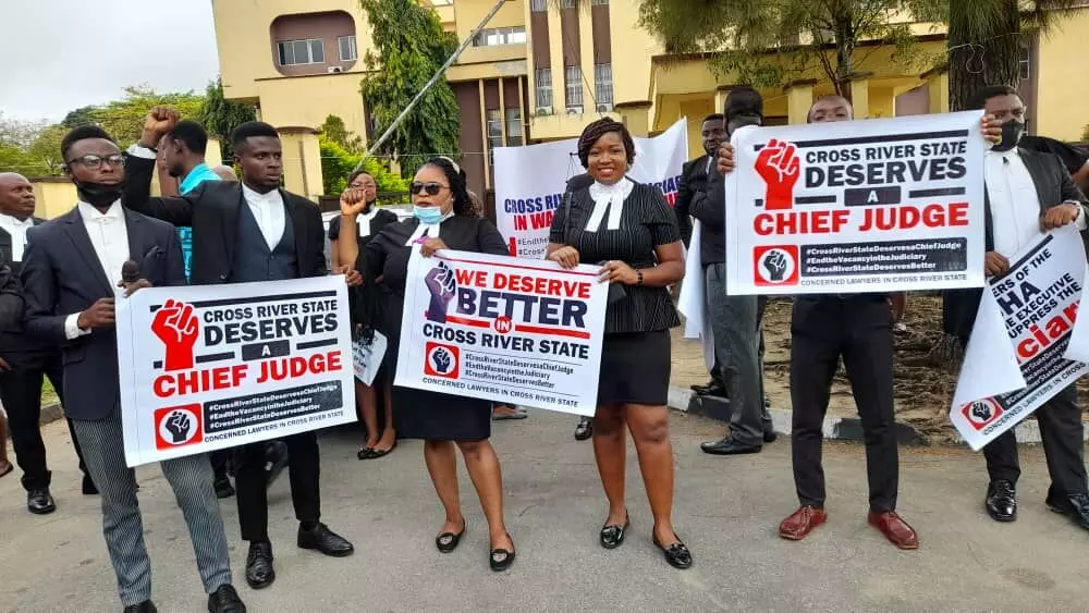 Lawyers protest absence of substantive CJ in C/River