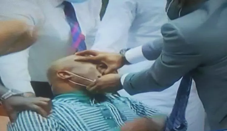 Breaking: NDDC MD slumps at House of Reps probe +video,photo