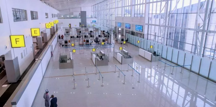 Nigeria International Airport re-opens for business.