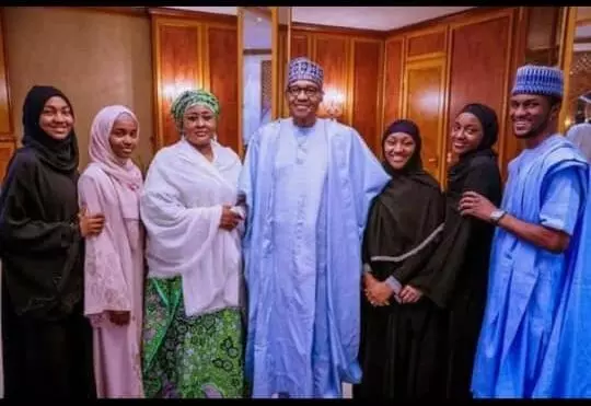 Buhari, family members observe Eid prayer at the Villa + Photos.