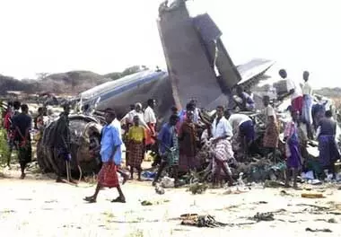 6 killed as plane carrying medical supplies crashes.