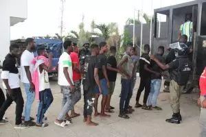 COVID-19: Task Force arrests 56 youths at surprise party in Lagos