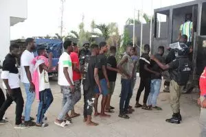 COVID-19: Task Force arrests 56 youths at surprise party in Lagos COVID-19: Task Force arrests 56 youths at surprise party in Lagos
