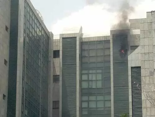 Breaking: Corporate Affairs Commission Headquarters Gutted By Fire