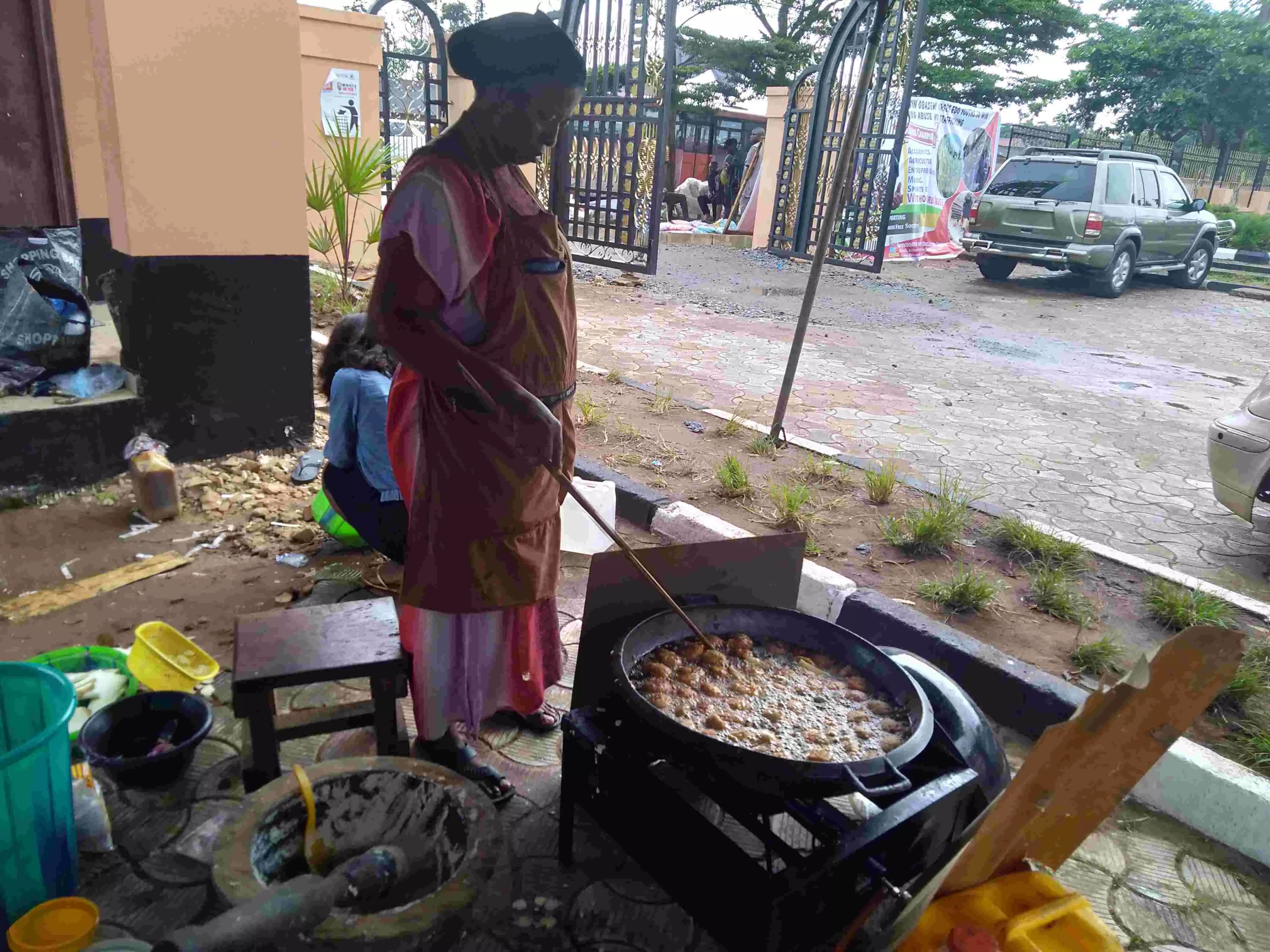 Beans ball fryer turns celebrity at NAFEST – hopes for a better future