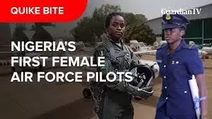 Historic! First female fighter pilot and first helicopter pilot winged by Nigerian AirForce