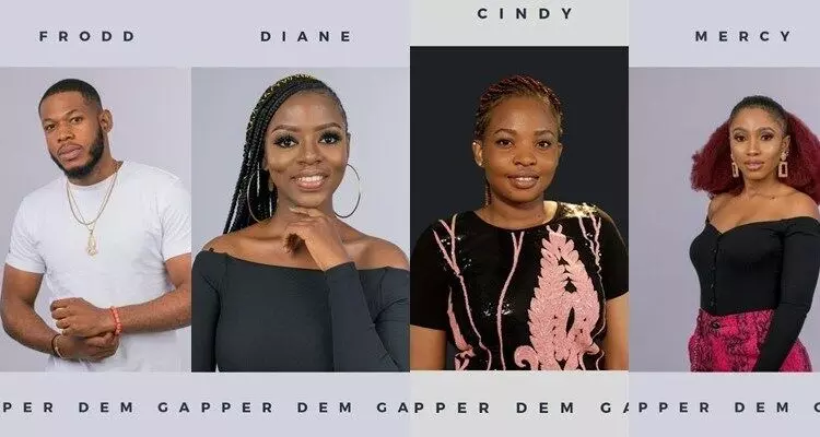 Fake eviction hits Cindy, Frodd, Mercy and Diane in BBNaija S4