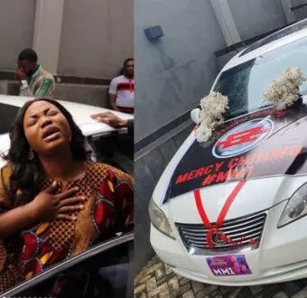 Excess Love Mercy Chinwo overwhelm with joy on her birthday as she receives car gift