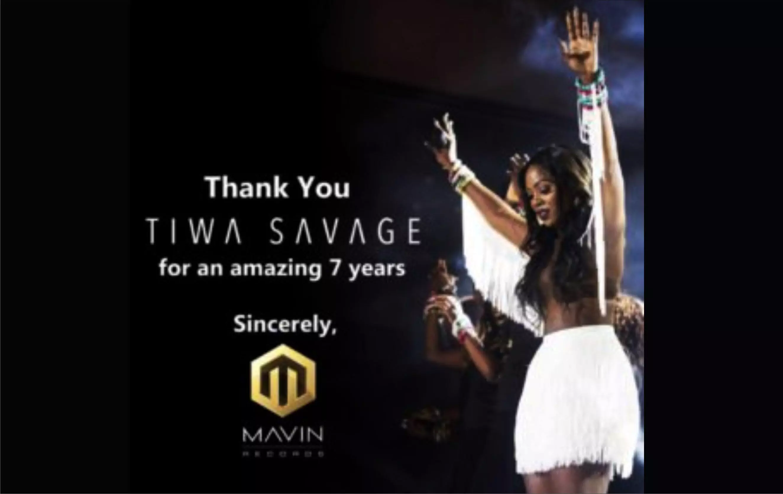 Don Jazzy sends farewell message to Tiwa Savage