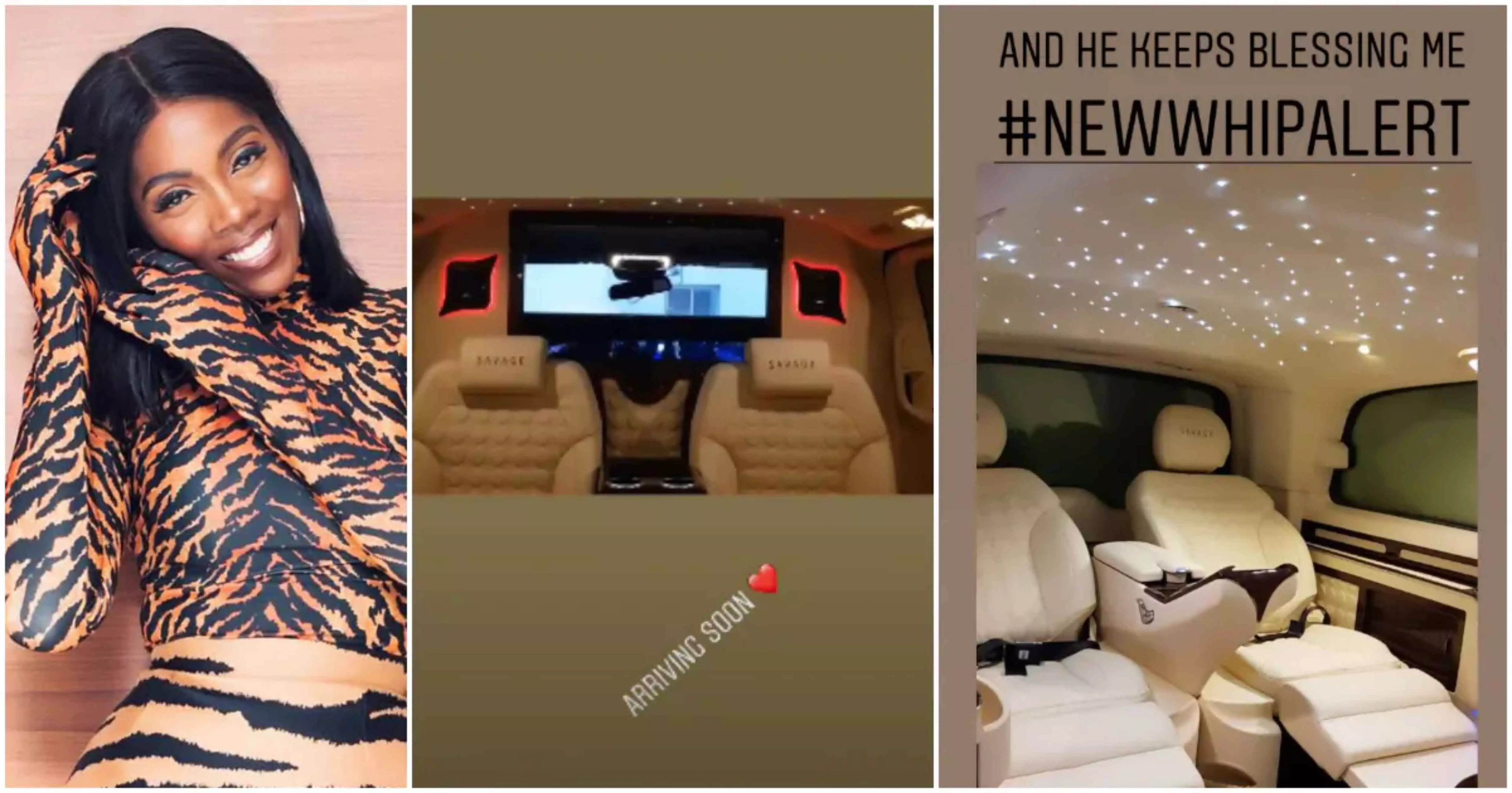 Tiwa Savage acquires ‘customised’ exotic car