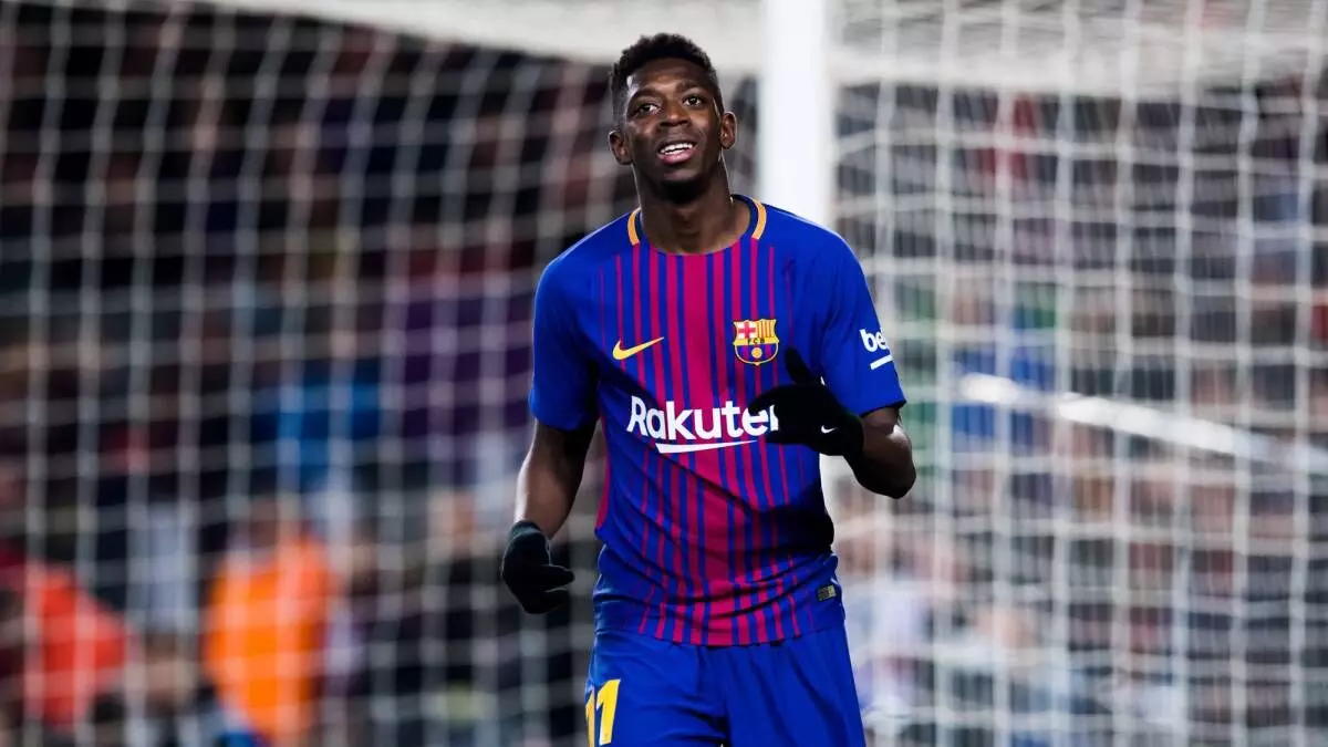 Barca’s Dembele sidelined for two weeks with injury