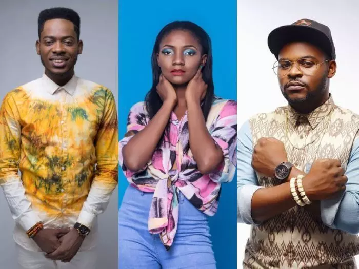 Falz, Ric Hassani, others react as Adekunle Gold and Simi wed