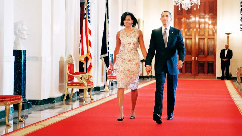 Michelle voted most admired woman, ousting Clinton