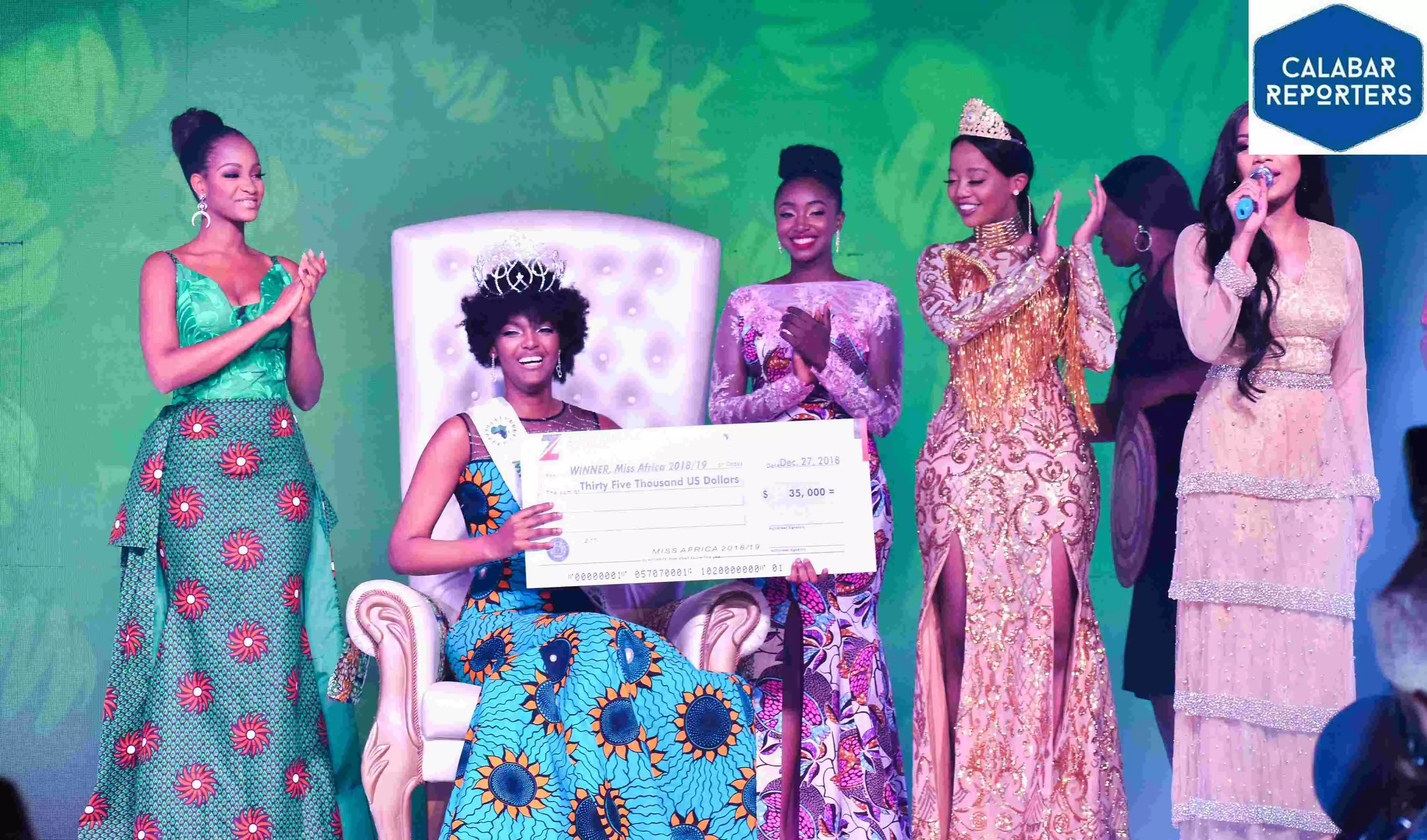 Miss Congo wins Miss Africa Beauty Pageant, gets $35,000, SUV