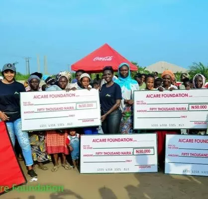 2Face Idibia’s wife, Annie empowers women in Lagos