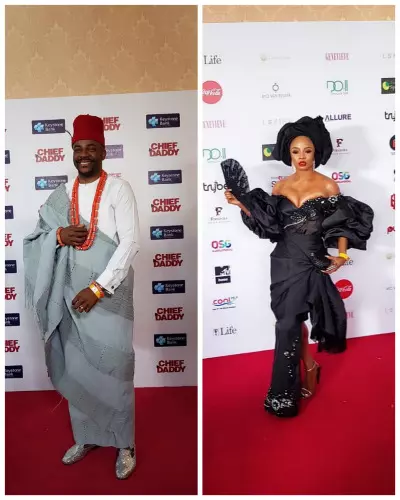 Nigerian traditional outfits take centre-stage at ‘Chief Daddy’ premiere
