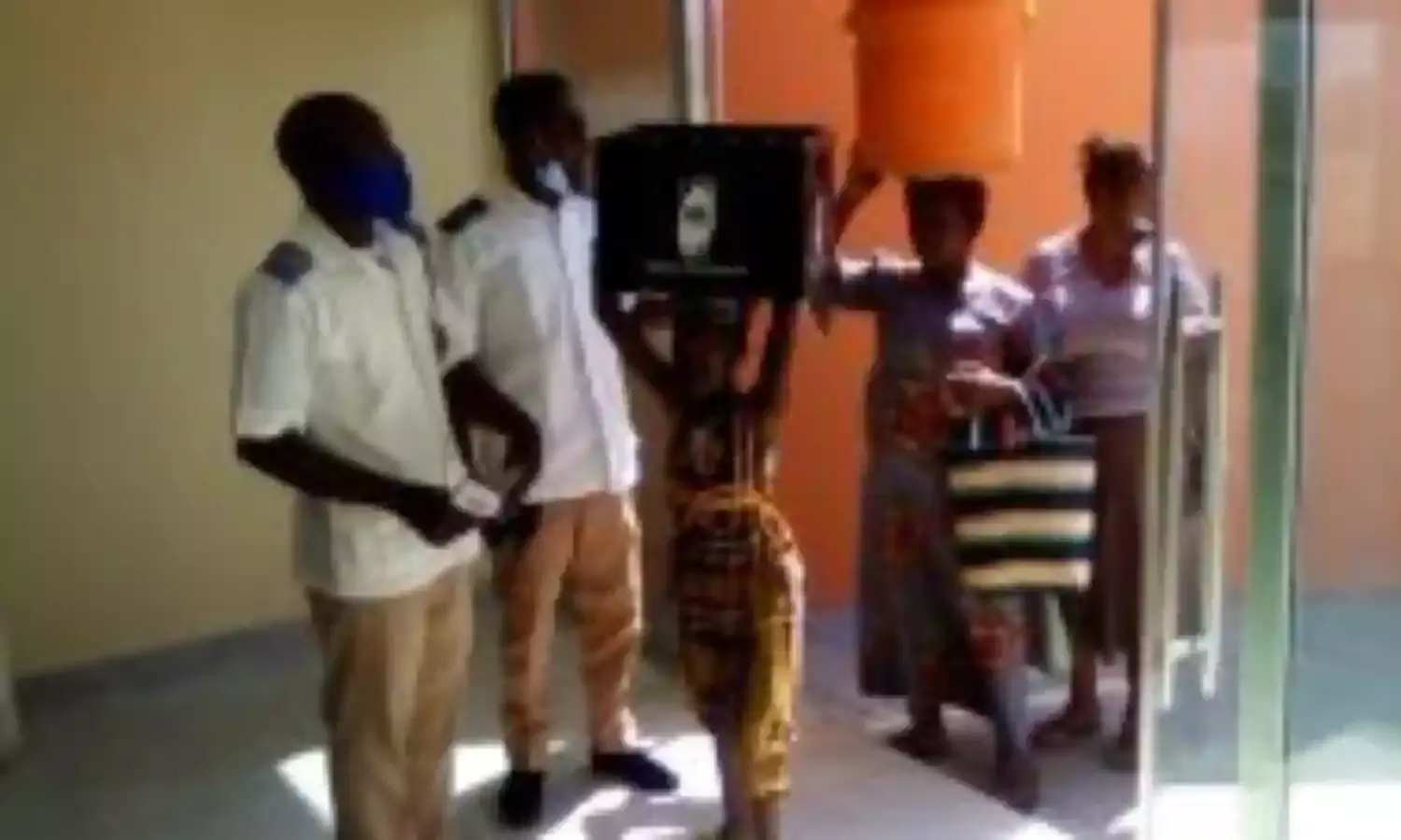 Port Health Officials Back at Seme Border Departure Hall