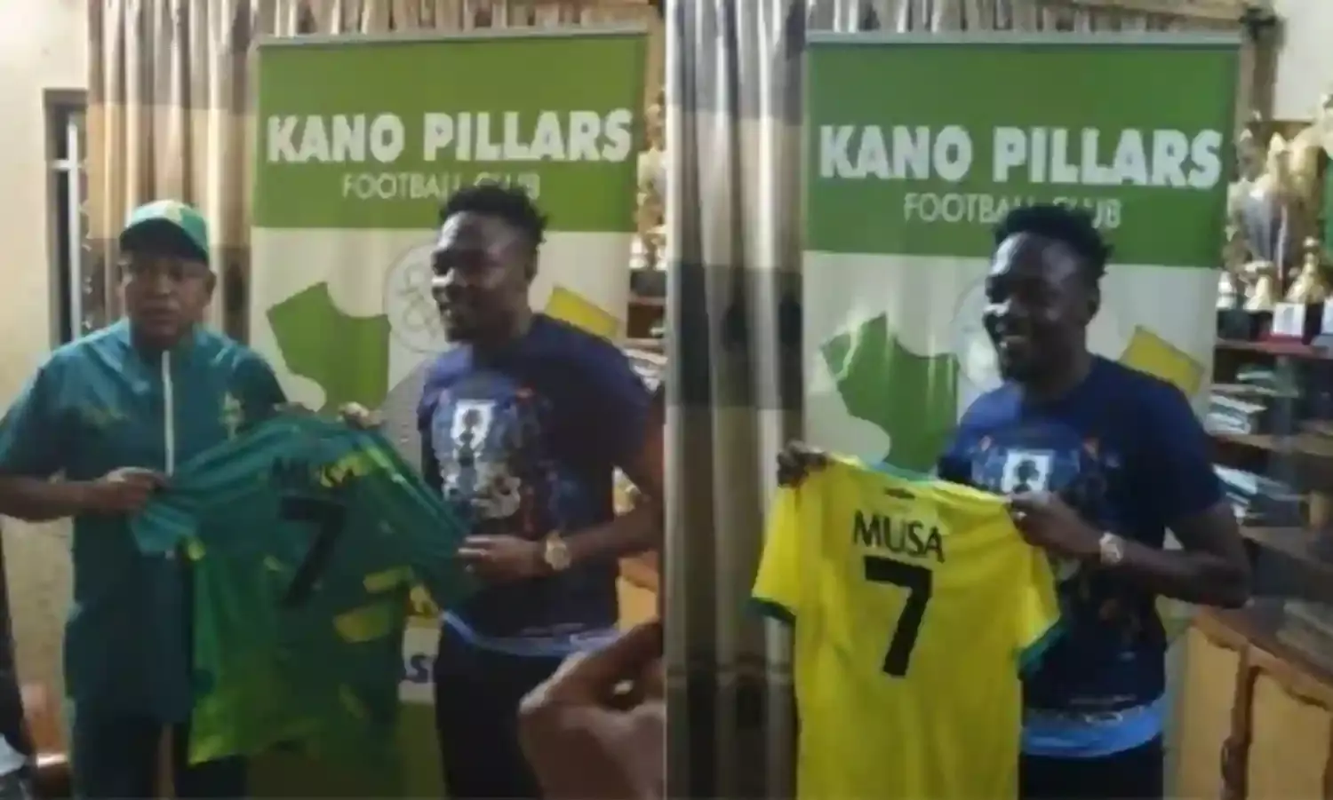 Pillars Unveil Super Eagles Captain Ahmed Musa