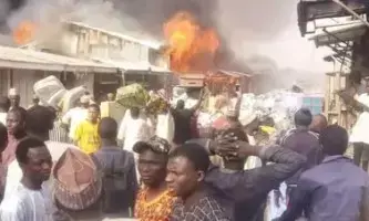 Fire Guts Oro Central Market in Kwara