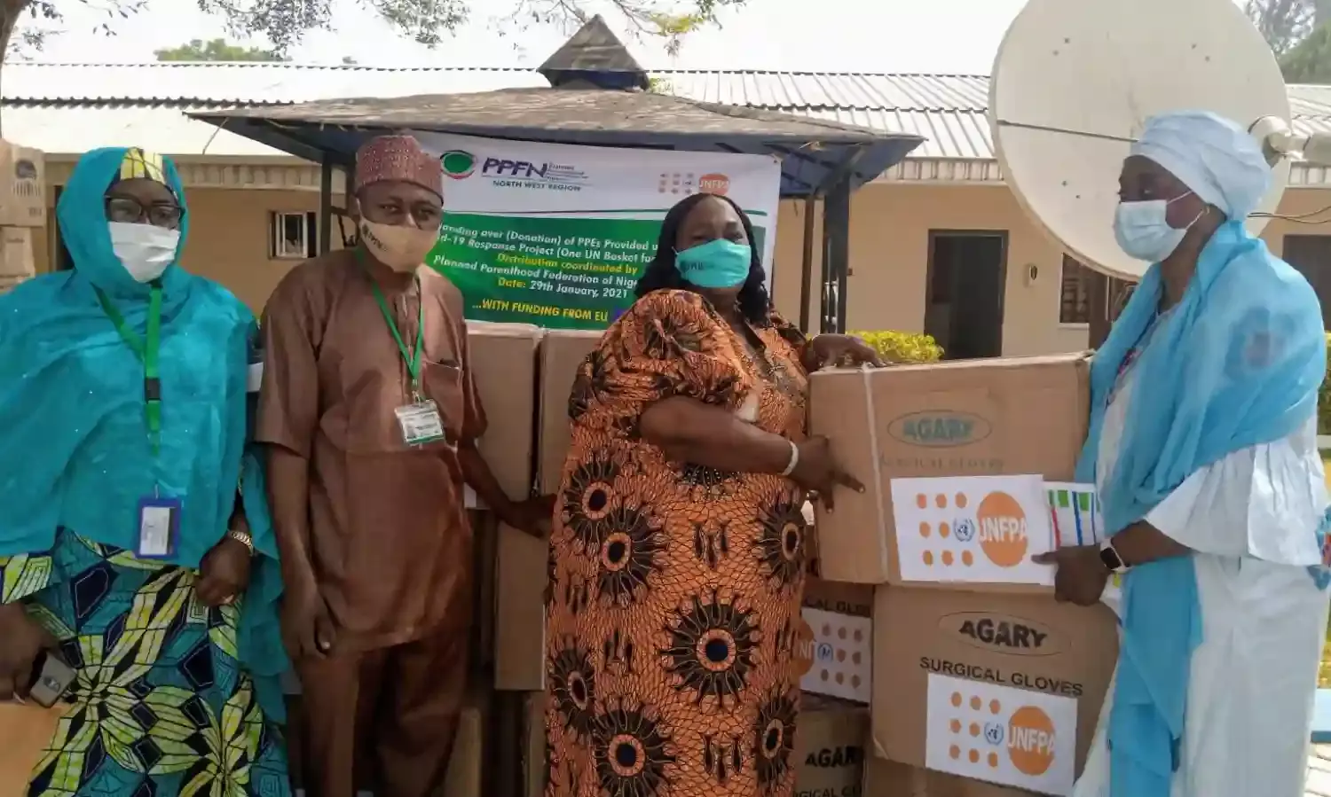 UNFPA Donates PPEs to Health Facilities in 5 States