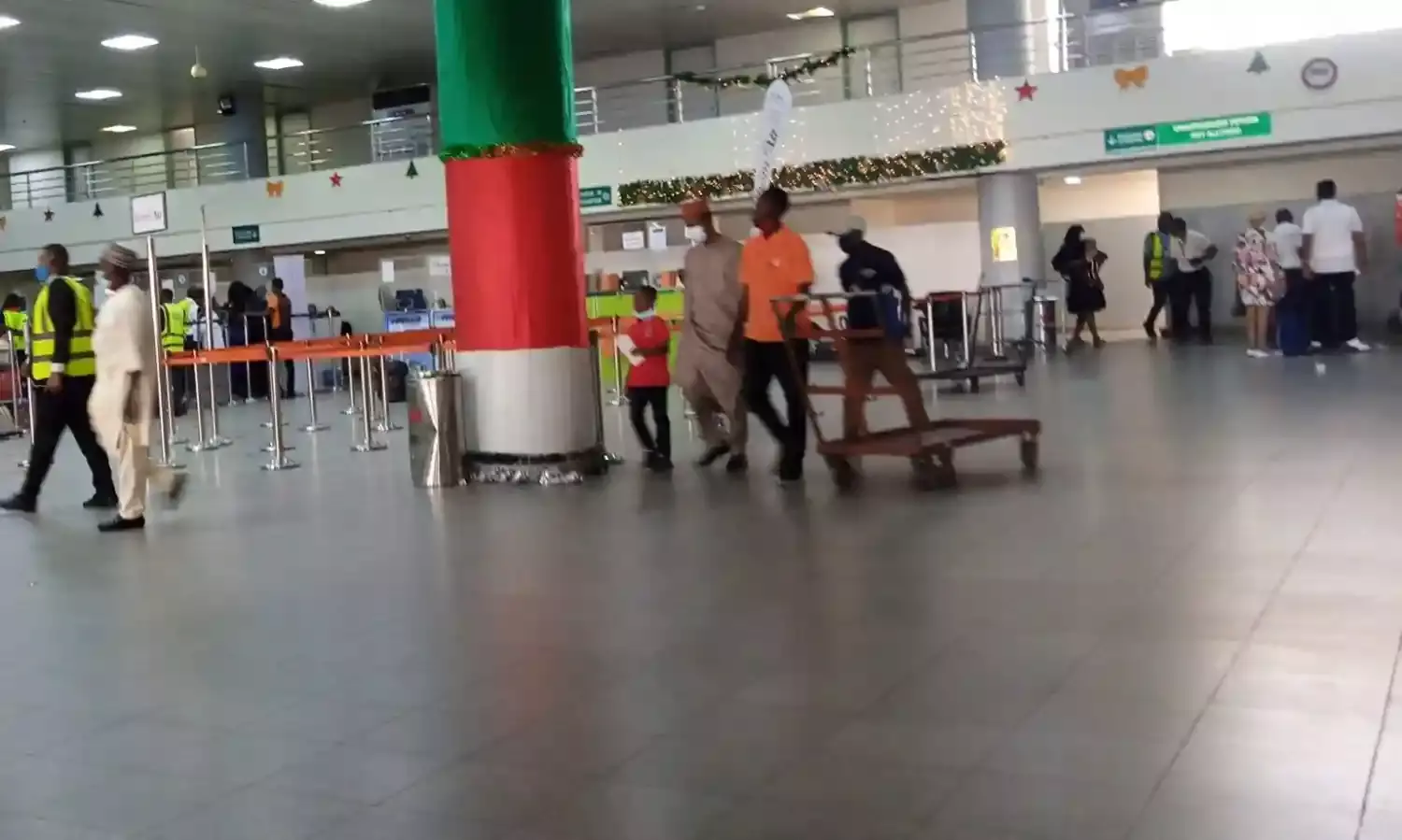 New year end: Abuja airport receives surge of in-bound passengers