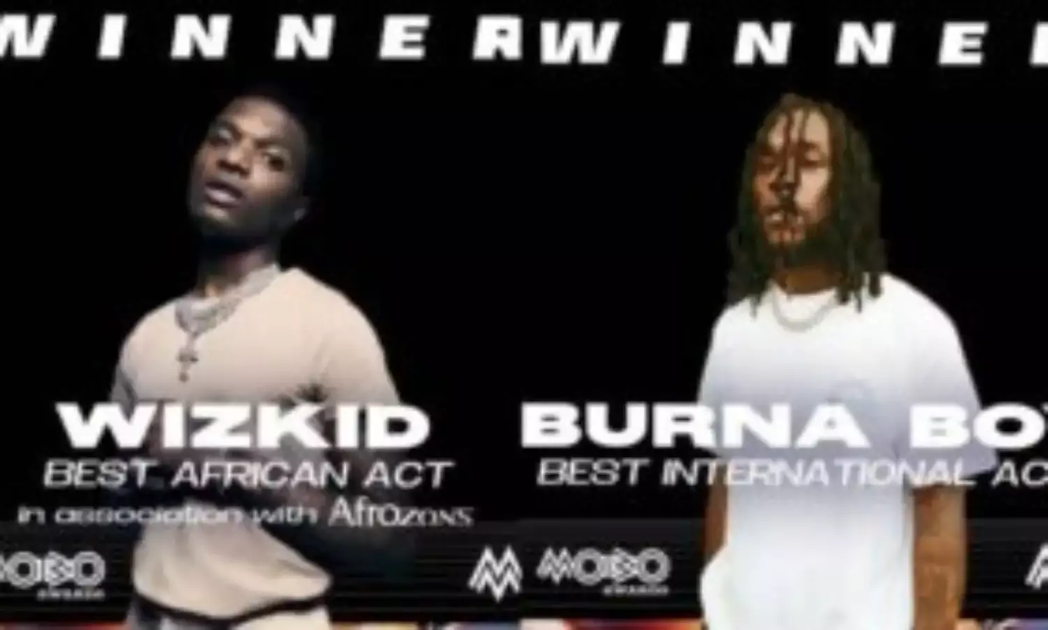 Wizkid, Burna boy win big at Mobo awards 2020