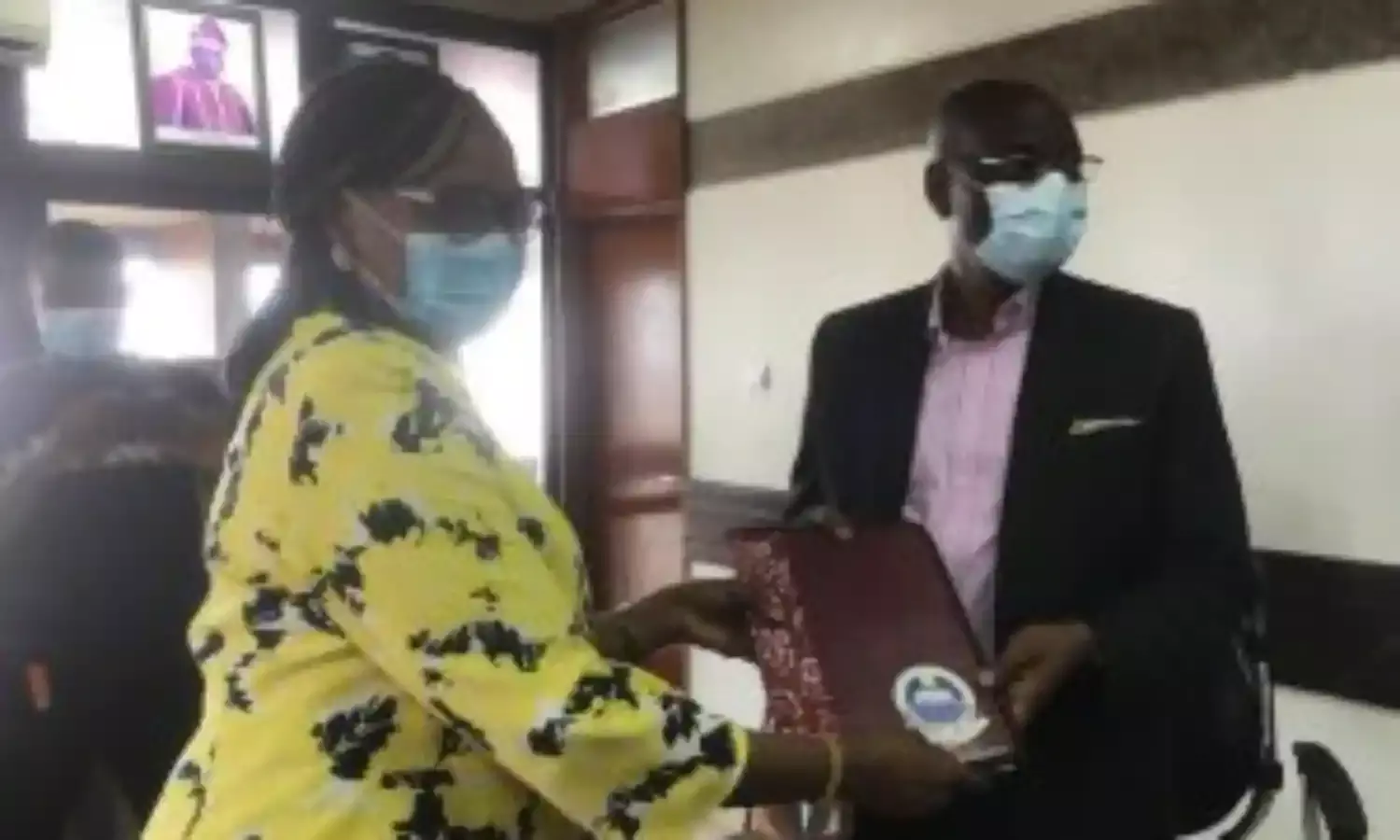 Unilag: Ogundipe, reinstated VC returns, addresses cheerful crowd