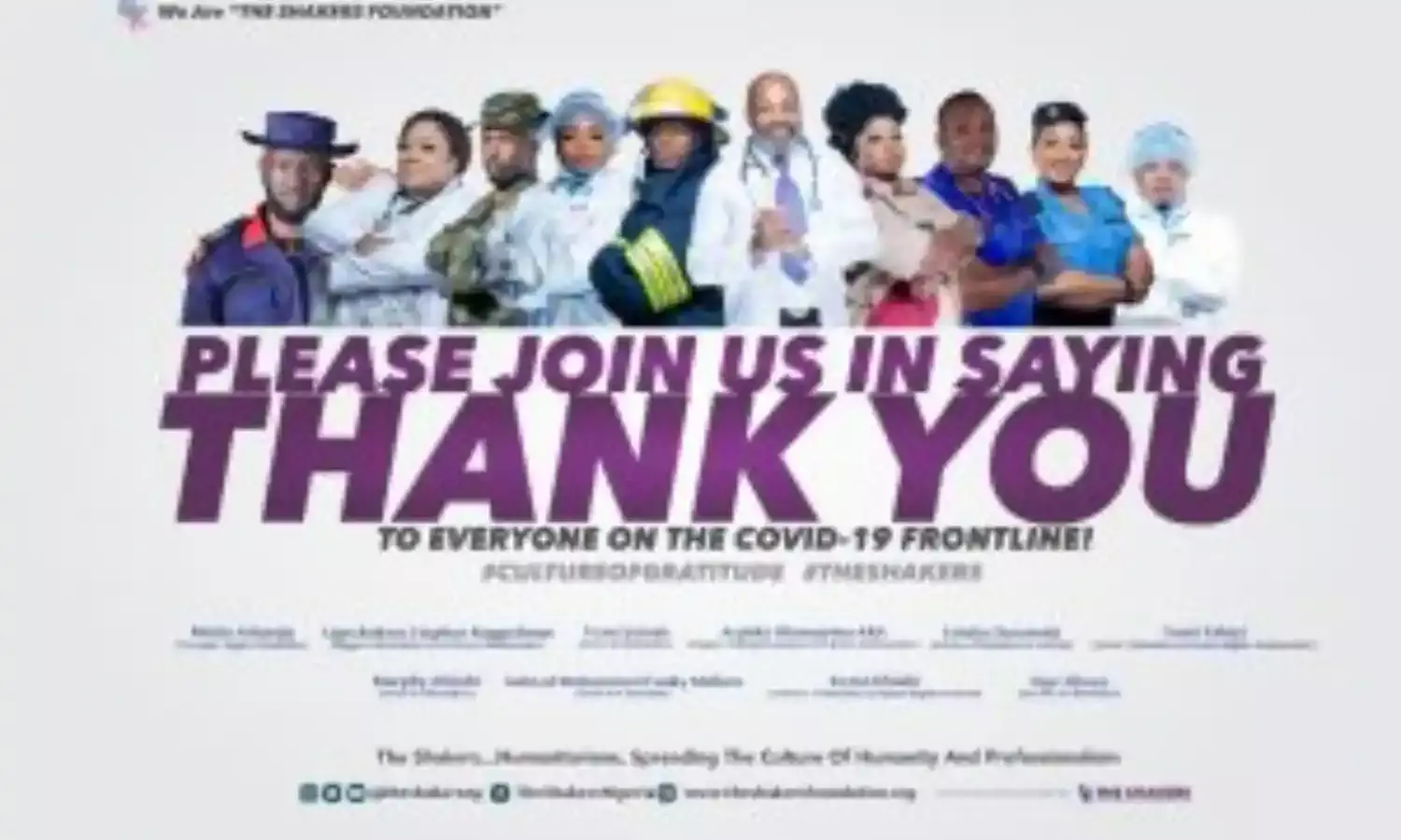 COVID-19: Celebrities commend FG, health workers, others