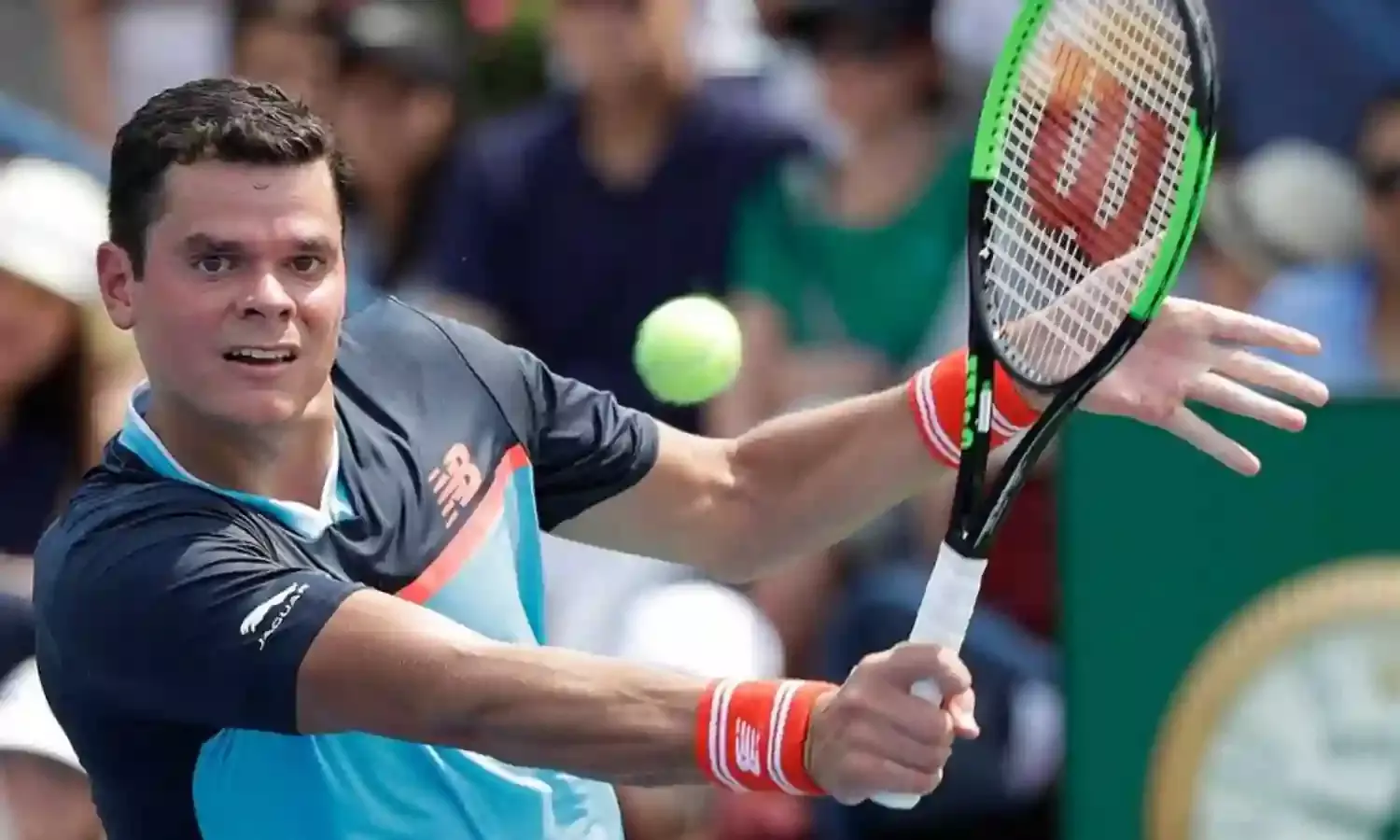 Raonic leads Murray at W&S Open, play suspended