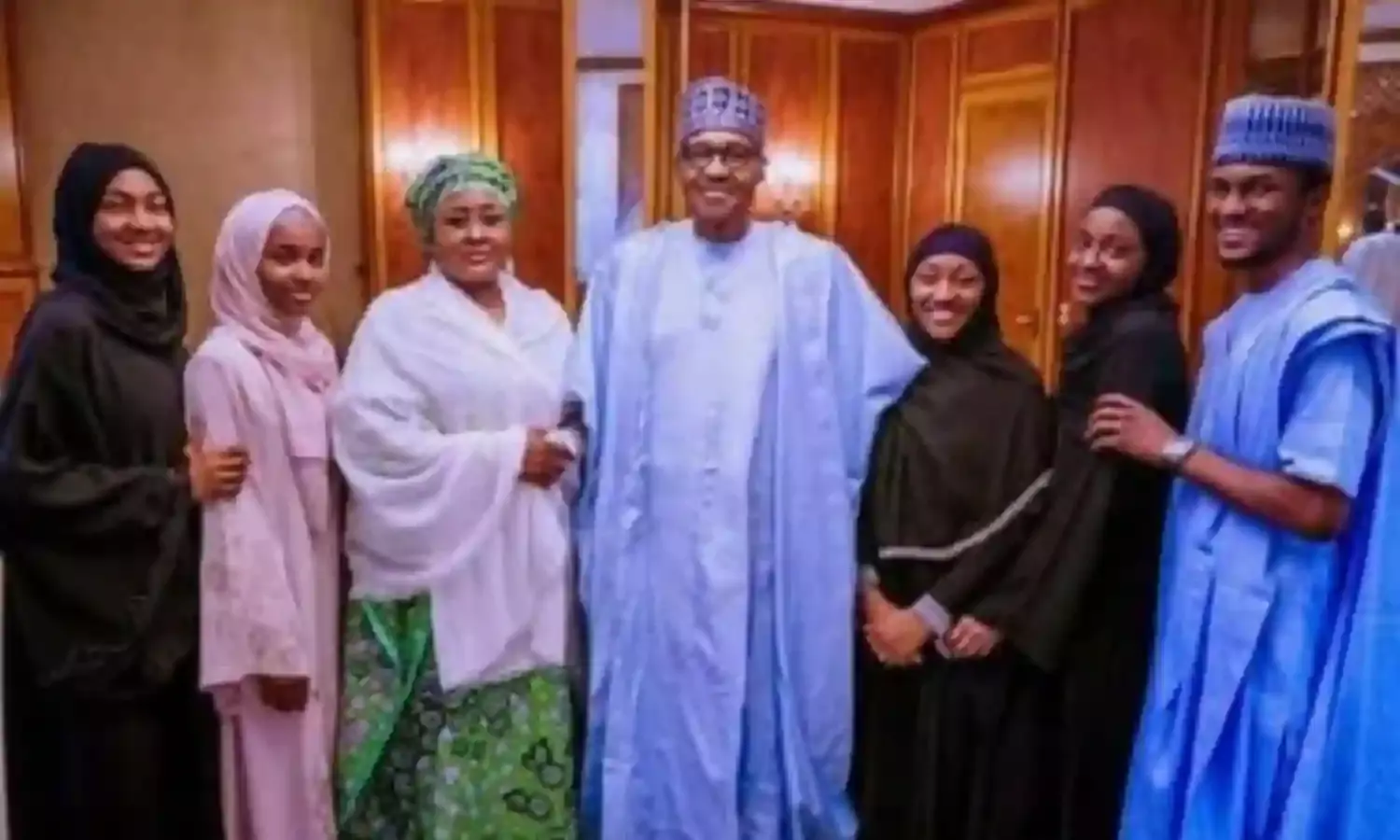 Buhari, family members observe Eid prayer at the Villa + Photos.