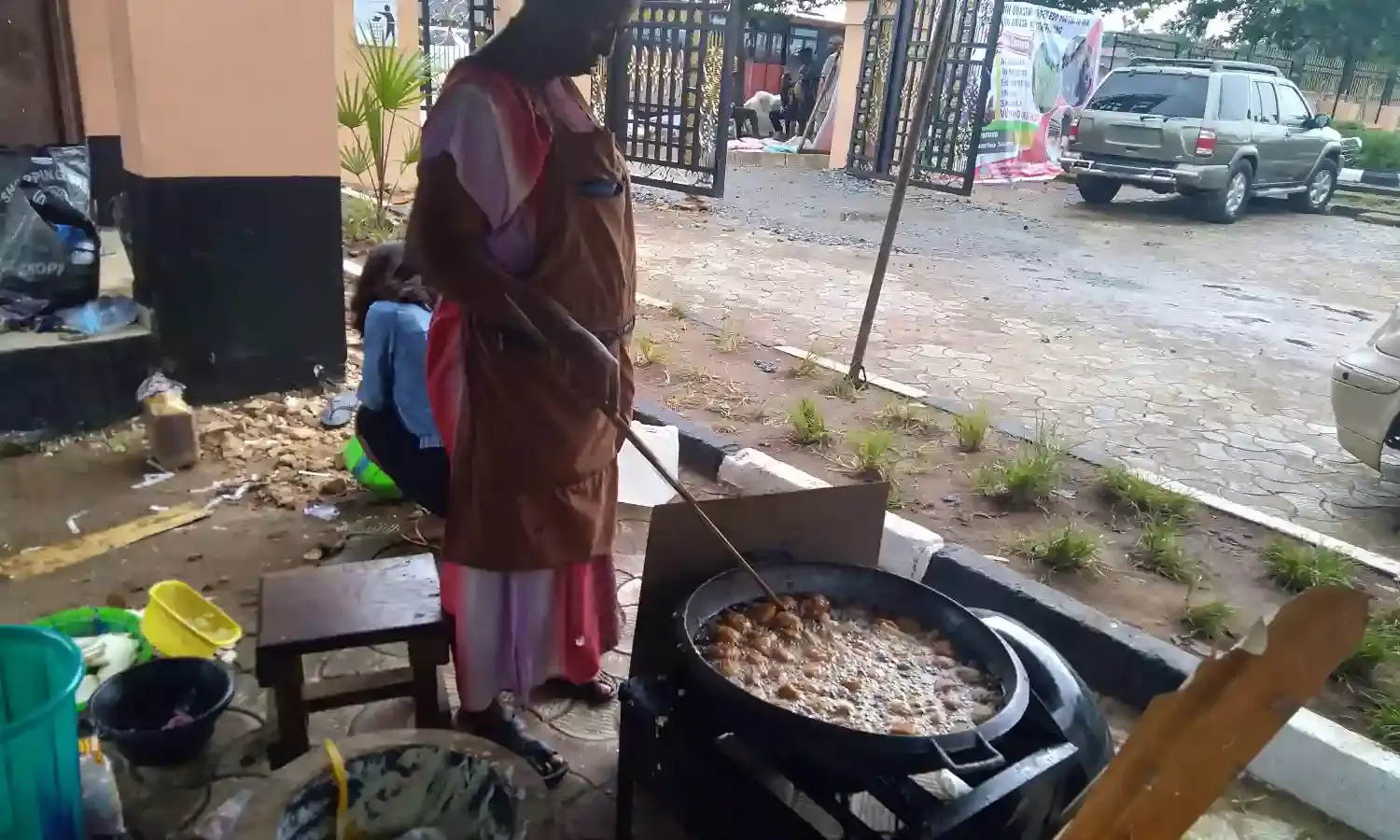 Beans ball fryer turns celebrity at NAFEST – hopes for a better future