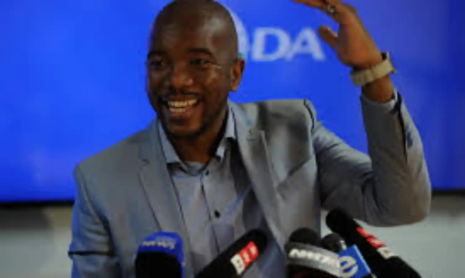Maimane,  Chieftain of South Africa’s Democratic Alliance (DA) backs down