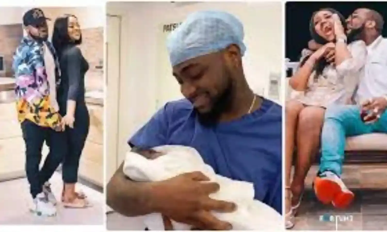Davido and Chioma welcome their baby boy – Wizkid and other Celebrities pour congratulatory messages