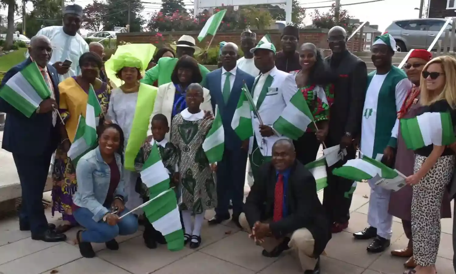 Naija @ 59: U.s Town honours Nigeria the second time with flag hoisting