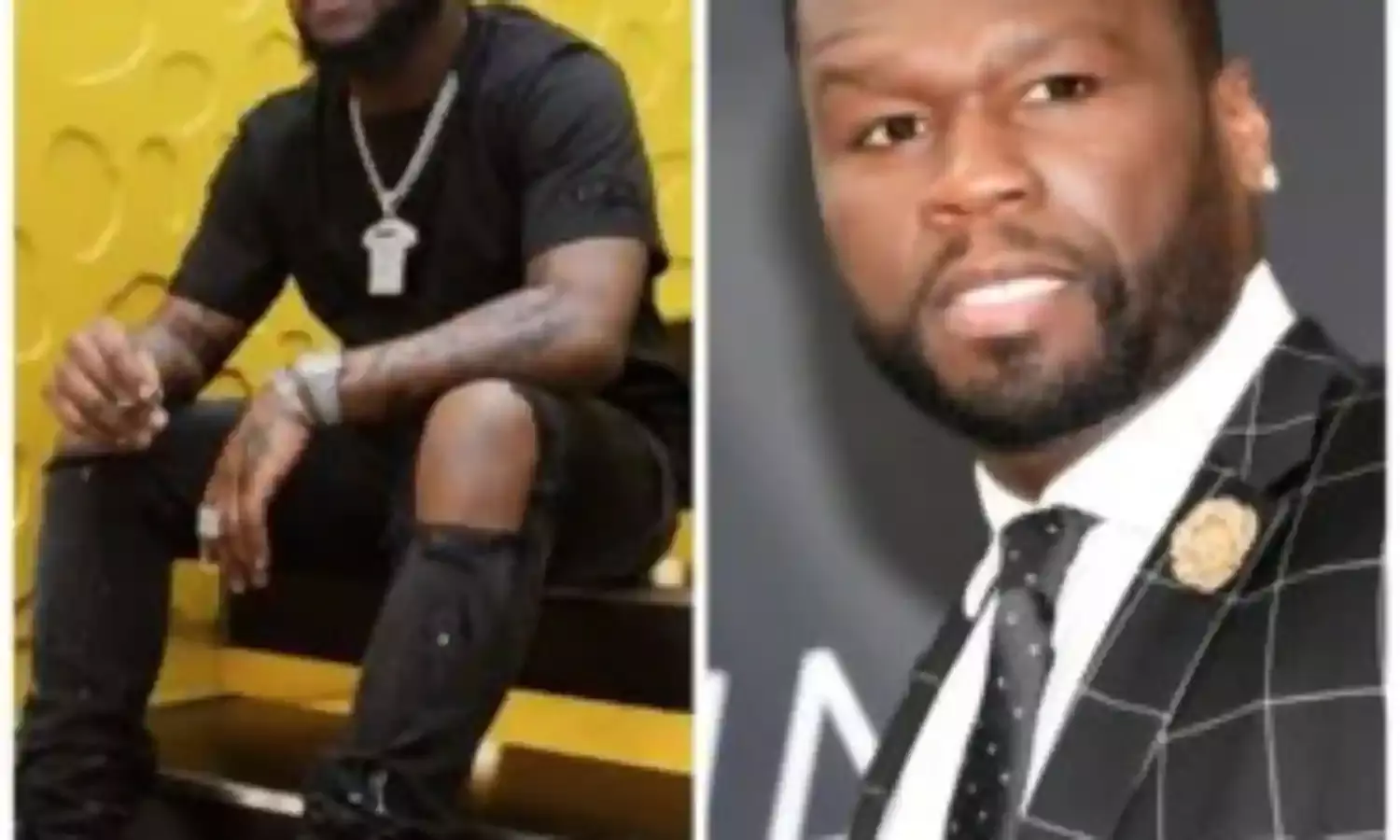 Davido pulls stunning performance with 50 Cent